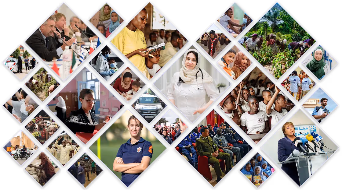 Mosaic image of SCO activities